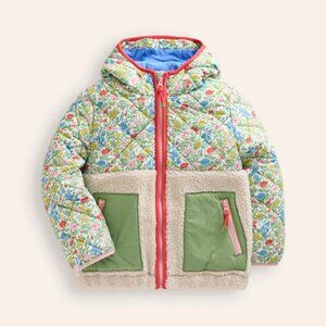 NWT Mini Boden Annabelle Borg Mix Jacket